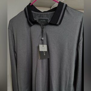 Porter & Ash NWTs Cotton Blend Knitted Men's Polo Shirt Size XXL